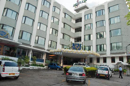 Ashraya Hotel main entrance