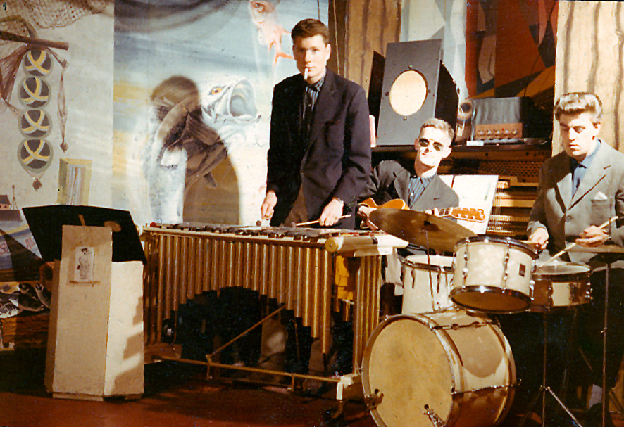 Robert (Bob) Priddy's trio in 1958-9 at the Grotto Club in Baker Street, West End, London.