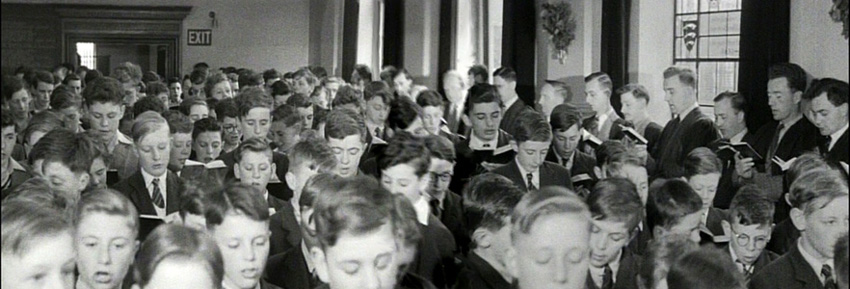 Boys in Assembly at Royal Liberty